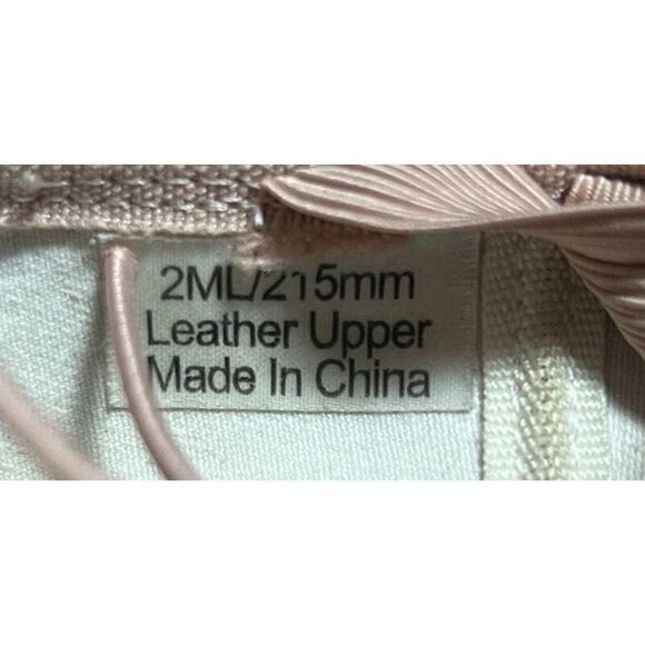 Ballet Pink Flat Leather 2ML/215MM (SIZE 8.5) Dance Shoe - Picture 4 of 8